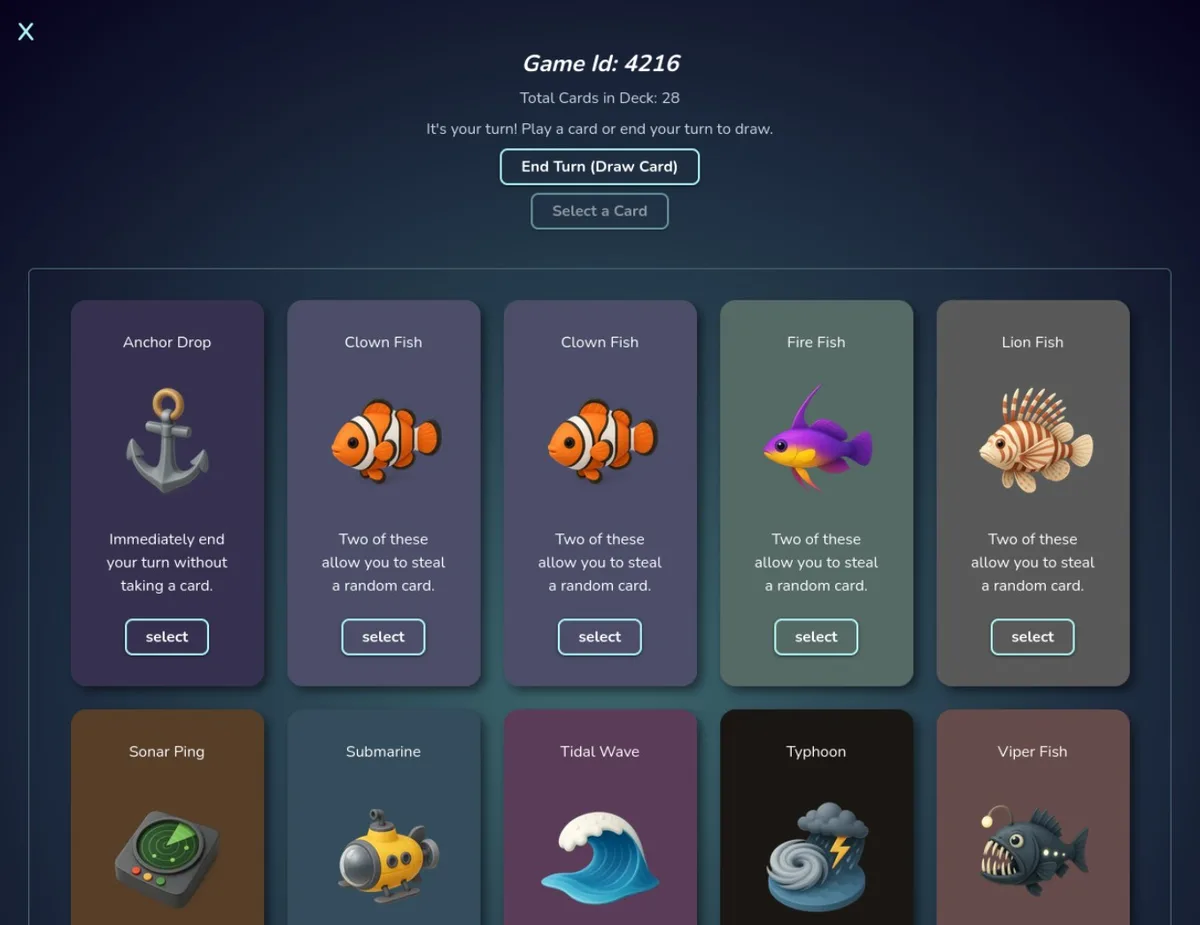 Screenshot of The Coral Reef